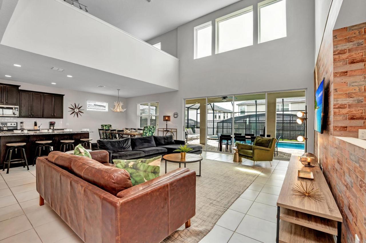 Modern Villa Wprivate Pool&Spa, Free Water Park 올랜도 외부 사진